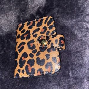 Never used cute leopard print wallet :)
